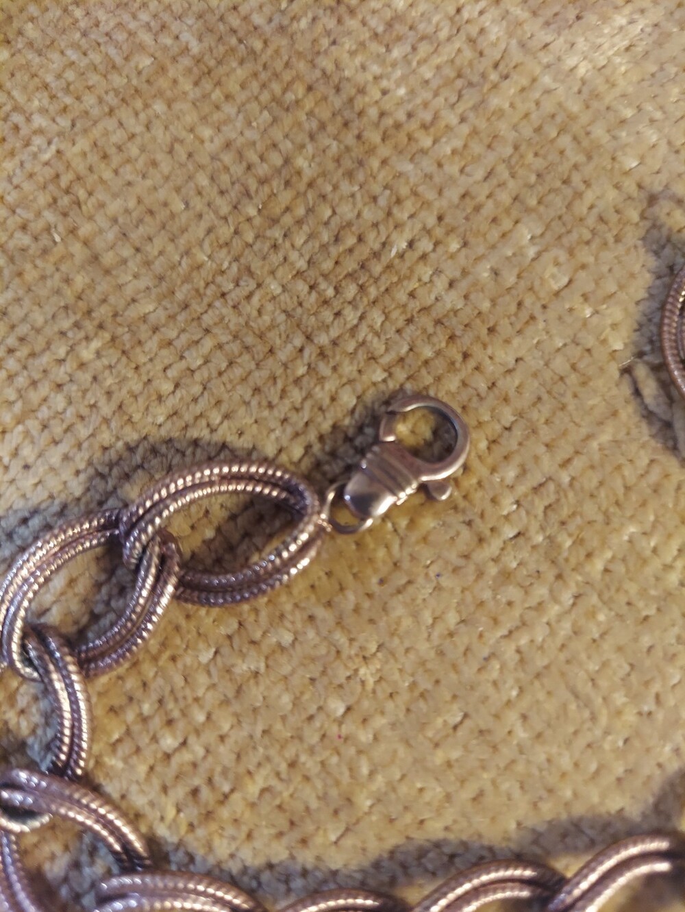Broze Color Double Link Bracelet - Picture 2 of 3